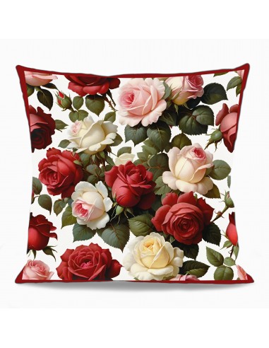 HOUSSE DE COUSSIN BLANCHE NEIGE  60x60 cm