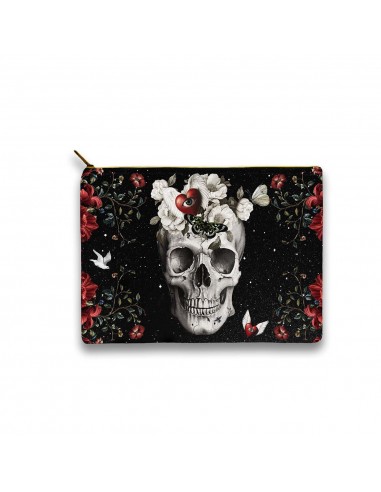 PORTE-MONNAIE 9.5x14 cm NIGHT SKULL