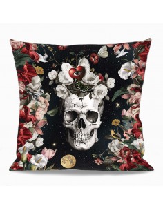 NIGHT SKULL Cushion Cover 40x40 cm