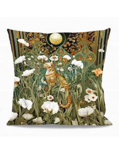 Cushion Cover CHAT NOUVEAU 50x50 cm