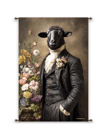TENTURE BLACK SHEEP 88x132 cm
