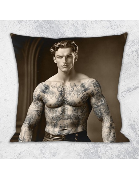 HOUSSE DE COUSSIN TAUREAU 50x50 cm