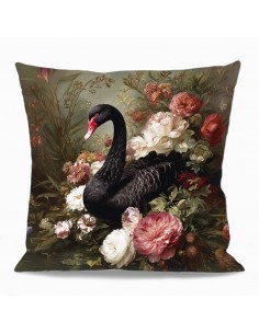 BLACK SWAN Cushion Cover 45x45 cm