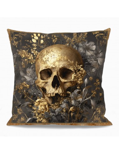 GOLDEN SKULL Cushion Cover 45x45 cm