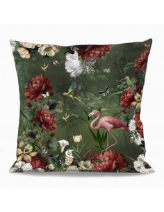 HOUSSE DE COUSSIN RENCONTRE EN FORET 45x45 cm 2