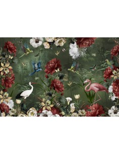 TENTURE RENCONTRE EN FORET 88x132 cm