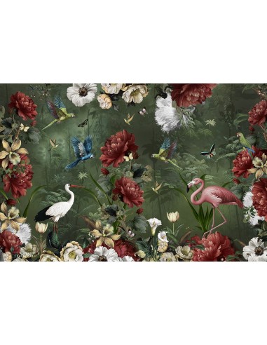 TENTURE RENCONTRE EN FORET 88x132 cm