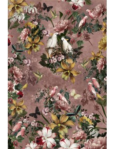 TENTURE ROSA BOTANICA  88x132 cm