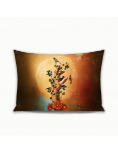 HOUSSE DE COUSSIN THE BIRDS GATHER 40x60 cm