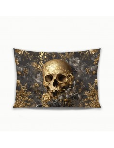 GOLDEN SKULL Cushion cover 40x60 cm