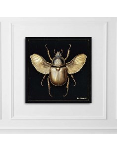 SCARABEE PRINTED CANVAS  20x20 cm