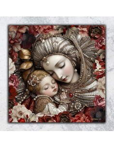 CHERISH PRINTED CANVAS 40x40 cm