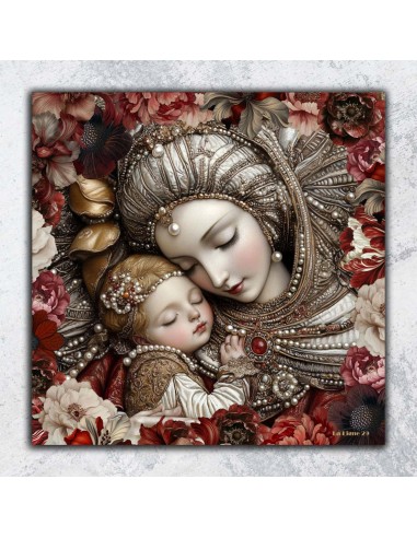 CHERISH PRINTED CANVAS 40x40 cm