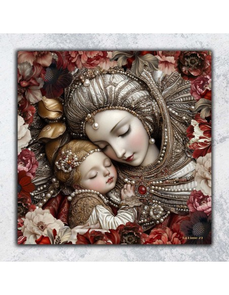 CHERISH PRINTED CANVAS 40x40 cm