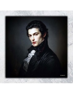 VAMPIRE PRINTED CANVAS  40x40 cm