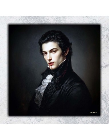 VAMPIRE PRINTED CANVAS  40x40 cm
