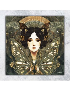 MADEMOISELLE PRINTED CANVAS  40x40 cm