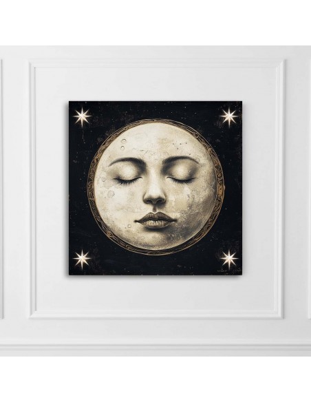 LUNA PRINTED CANVAS 20x20 cm