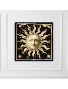 SOL PRINTED CANVAS  20x20 cm
